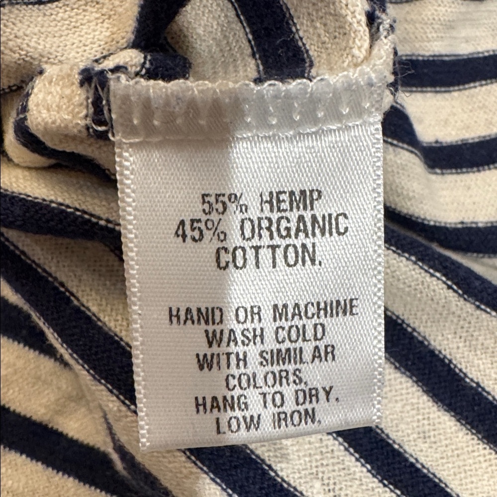 Emerson Fry GO TO TANK TOP - NAVY STRIPE ORGANIC Size XSmall - Picture 6 of 6
